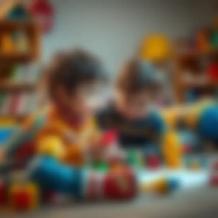 Interactive play promoting social skills