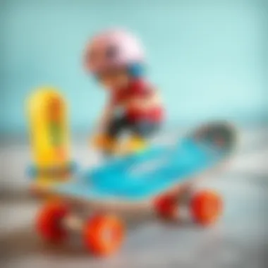 Colorful skateboards for children
