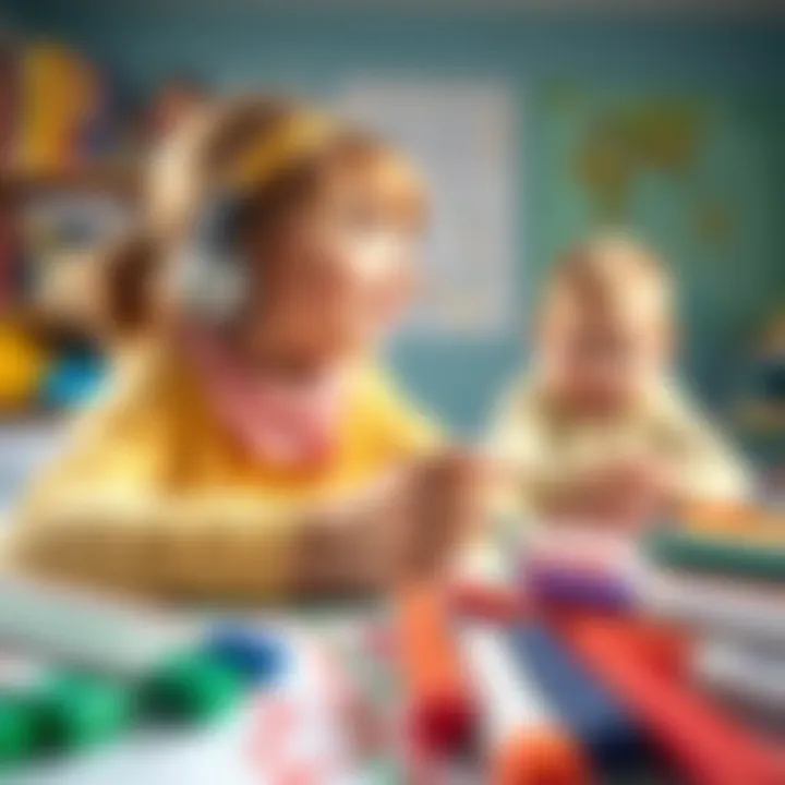 Educational activities with felt-tip markers