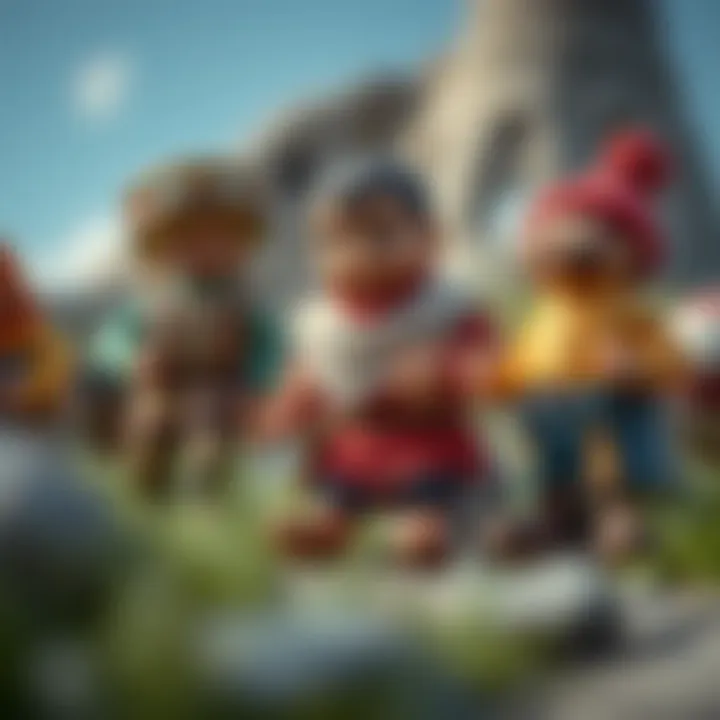 Scene depicting the adventure of Kral Şakir and friends