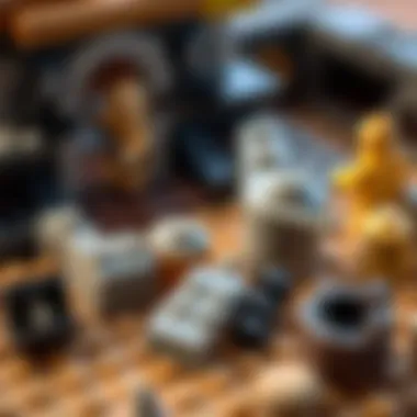 Craftsmanship in Lego Dune Components Detailed view of Lego Dune components highlighting craftsmanship