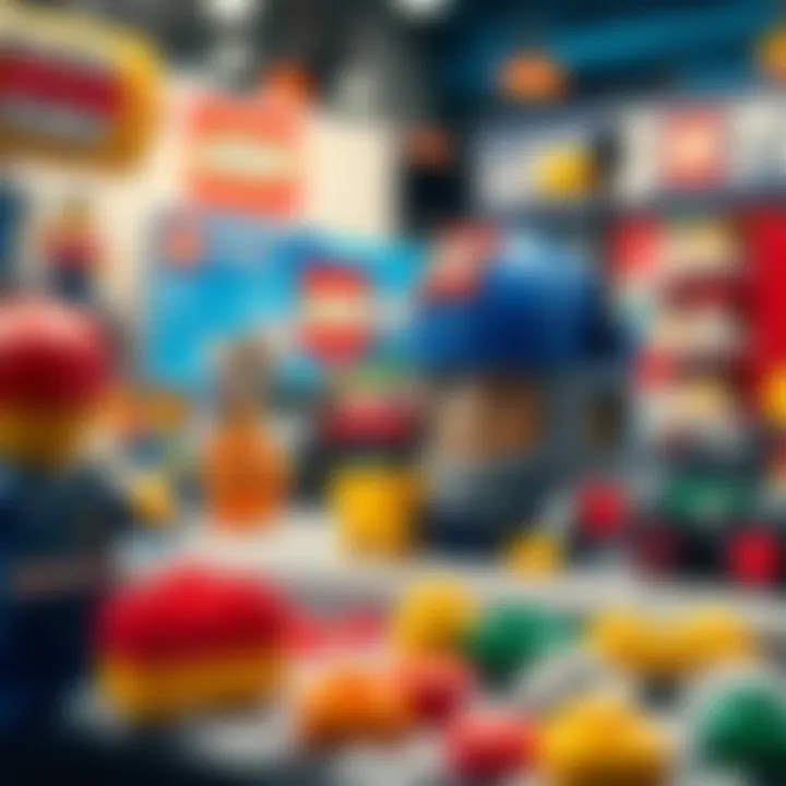 Online shopping for Lego with discounts displayed