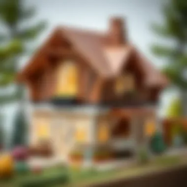 Artistic techniques in model house design