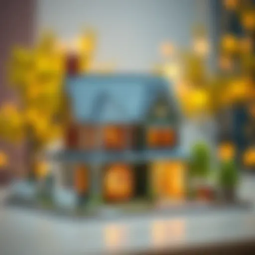 Creative model house design concept