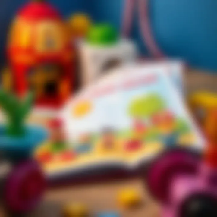 Colorful layout of a MC book page