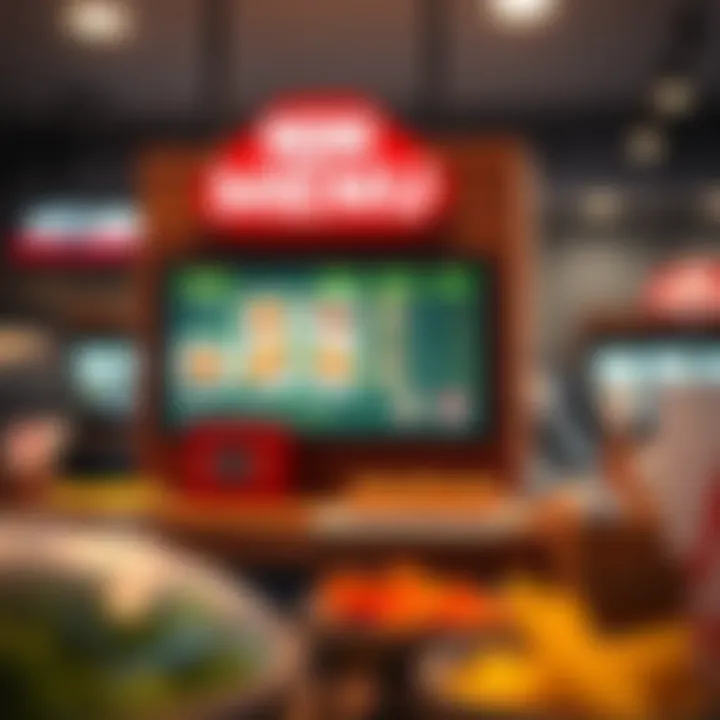 Creative design of a digital menu board