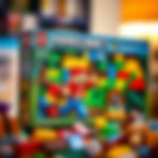 Diverse Building Blocks in Minecraft Box Colorful Minecraft box showcasing various building blocks