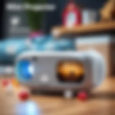 Safety features and guidelines for using mini projectors with children