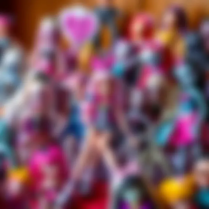 Diverse Monster High Dolls Collection