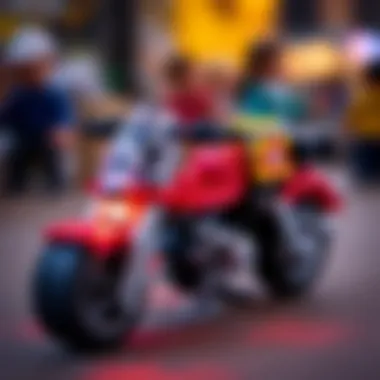 Safety features and guidelines for using motorized Lego