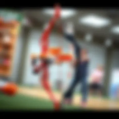 An educational session highlighting the benefits of Nerf bows in child development