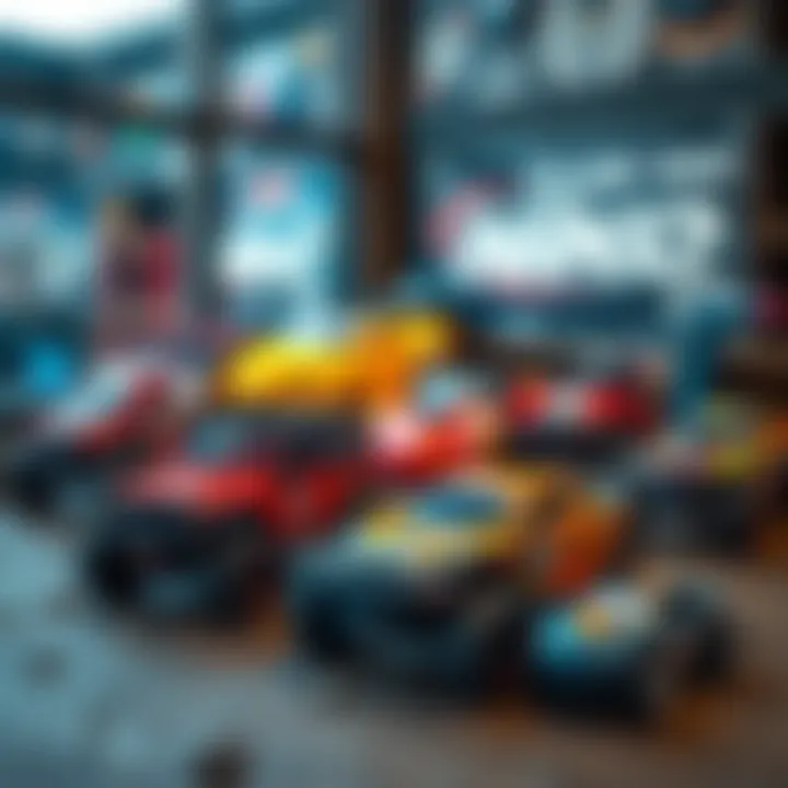 Variety of Nikko RC products displayed