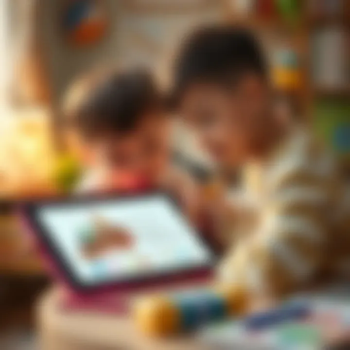 Parental guidance in utilizing writing tablets for children