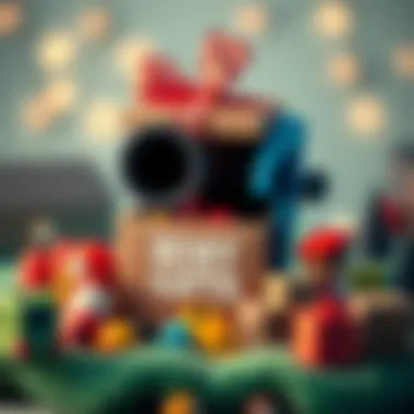 A personalized gift showcasing custom-made items for a hobby enthusiast