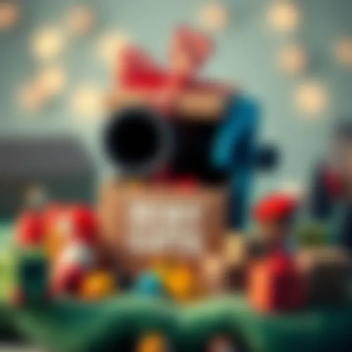 A personalized gift showcasing custom-made items for a hobby enthusiast