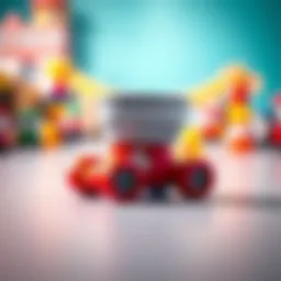 Colorful piston cup showcasing its unique design