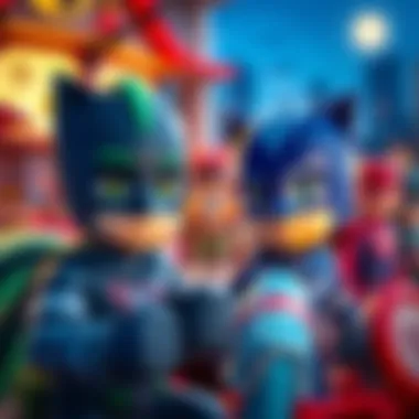 Parents Exploring PJ Mask Toy Options Parents exploring PJ Mask toy options for their kids