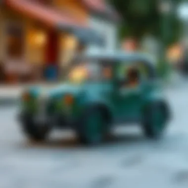 Parents selecting the right porch car for their child.