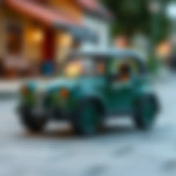 Parents selecting the right porch car for their child.