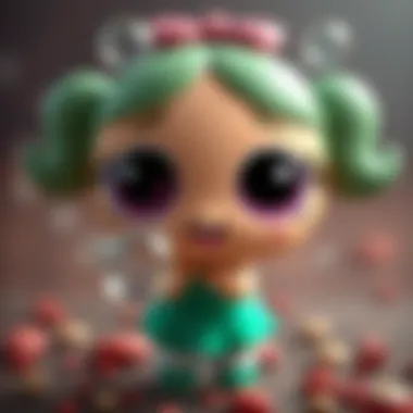 Bubbles showcasing her playful and nurturing side