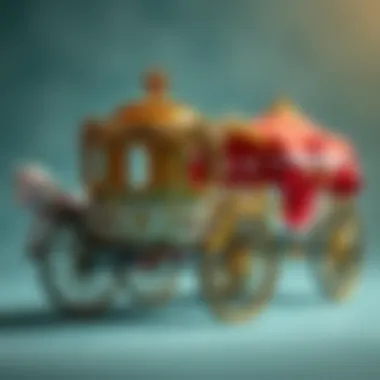 Historical evolution of princess carriages, illustrating various designs throughout the ages