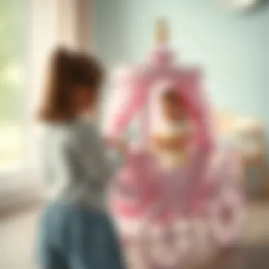 A parent choosing a princess carriage, contemplating safety and educational benefits