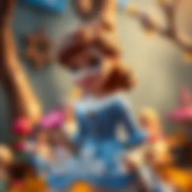 A symbolic representation of Belle's journey of growth