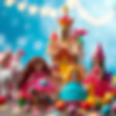 A collection of enchanting princess toys