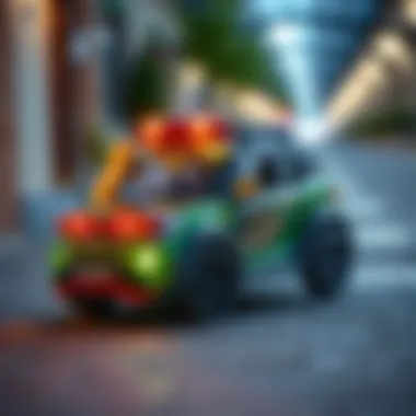 Safety features of electric toy cars highlighted