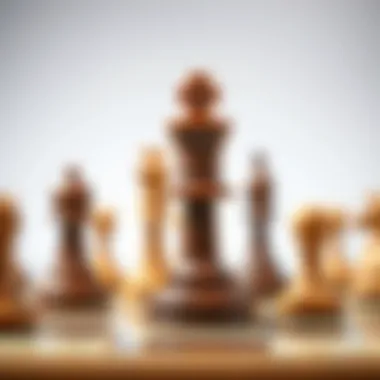 An artistic representation of a chess piece made of chocolate