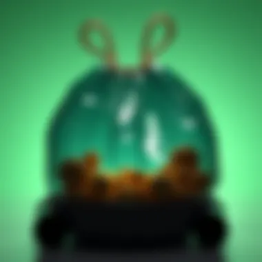 Illustration showing the impact of bags on child growth