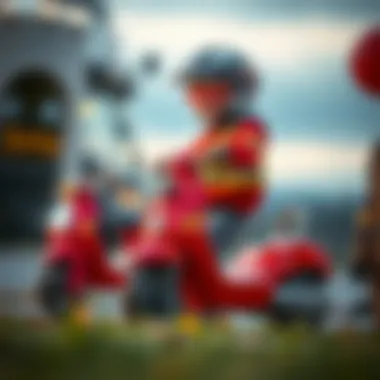 Safety gear for children using scooters