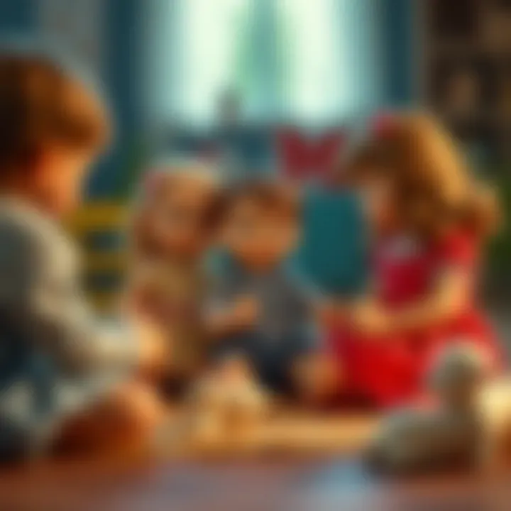 A nostalgic scene portraying children playing with Sindy dolls, emphasizing their lasting impact.