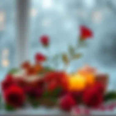 Romantic gift arrangement