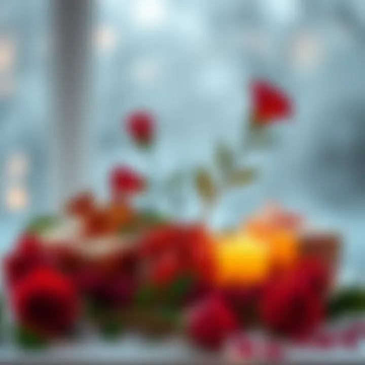 Romantic gift arrangement