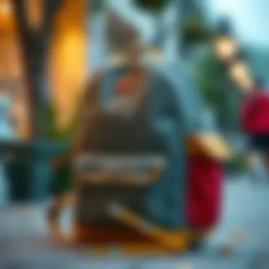 Stylish backpack for school