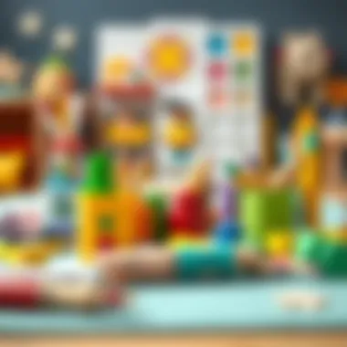 Creative art supplies for young children