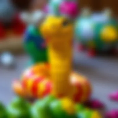 Educational features of a toy snake