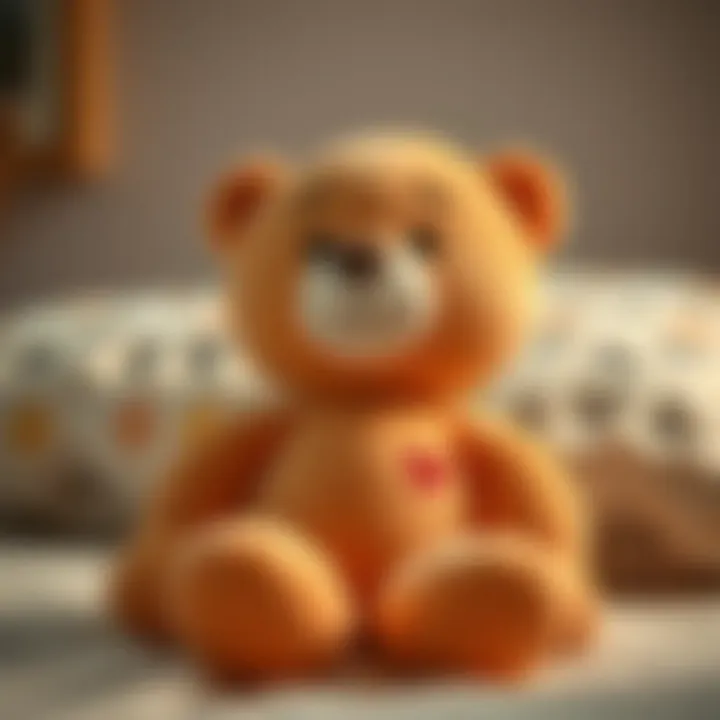 Soft plush toy for comfort