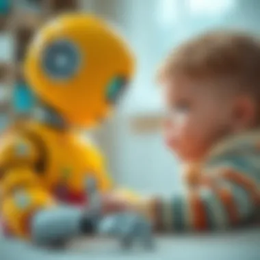Engagement of Robot Toys in Child Development Interactive robot toy engaging with a child