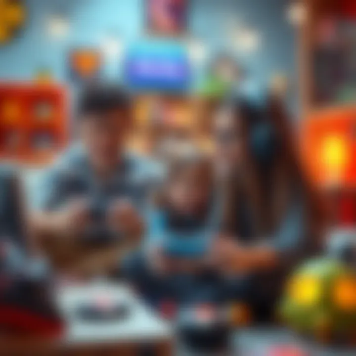 Families Engaging with Gaming Solutions Families engaging with new gaming solutions