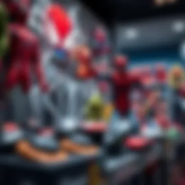 Turkish Spiderman merchandise display