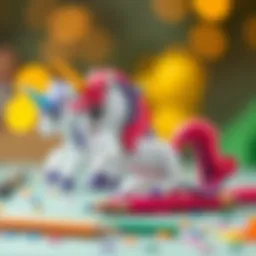 A colorful unicorn-themed pencil set showcasing creativity