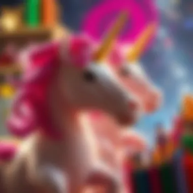 Inspiring Young Artists with Magical Unicorn Pens An array of unicorn pens and markers inspiring young artists