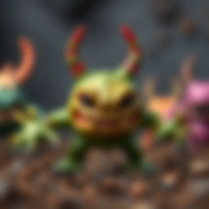 Creativity in Monster Designs Unique monster designs illustrating creativity