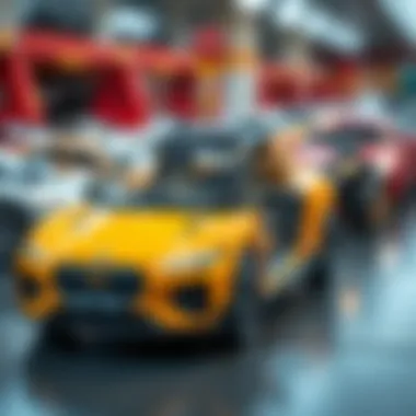 Different models of battery-powered cars